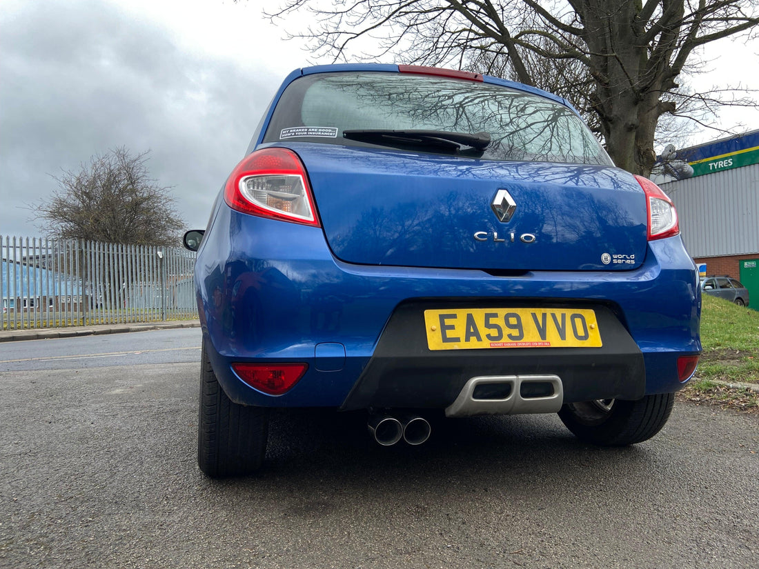 Renault Clio 3 1.2 TCE cat back system - K-Tec Racing