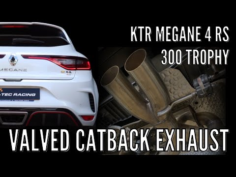 KTR Megane 4RS 300 Trophy Valved Catback Exhaust