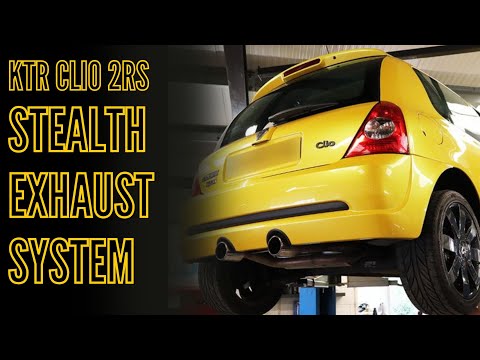 KTR Clio 2RS 172 Stealth Exhaust System