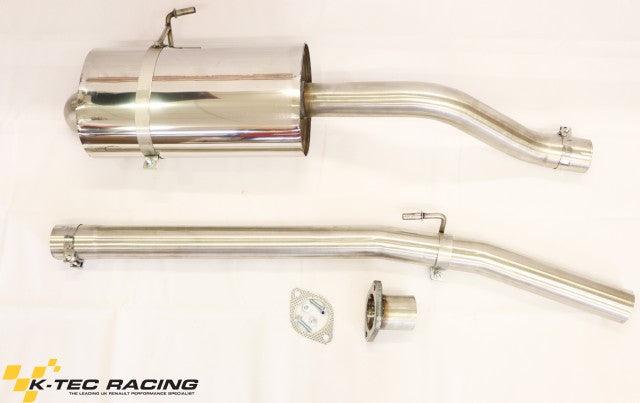 KTR Clio 2RS 172 Stealth Exhaust System - K-Tec Racing