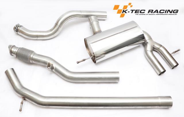 KTR Megane 4 RS 280 and 300 GPF Catback Exhaust System - K-Tec Racing