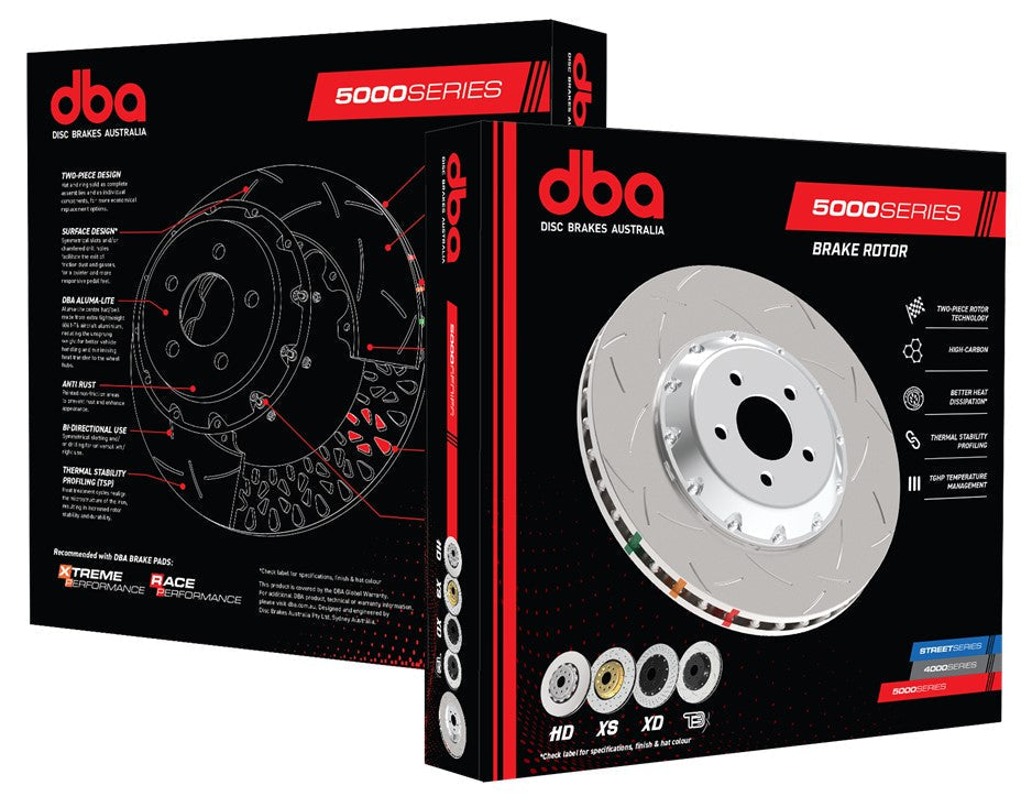 DBA Hyundai i30N 280 PD Facelift High Carbon 5000 Series T3 Front Brake Discs