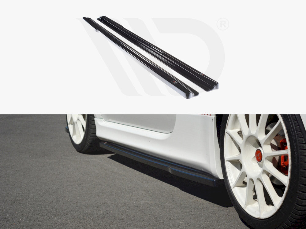 Maxton Fiat Abarth 500 Pre-facelift Side Skirts