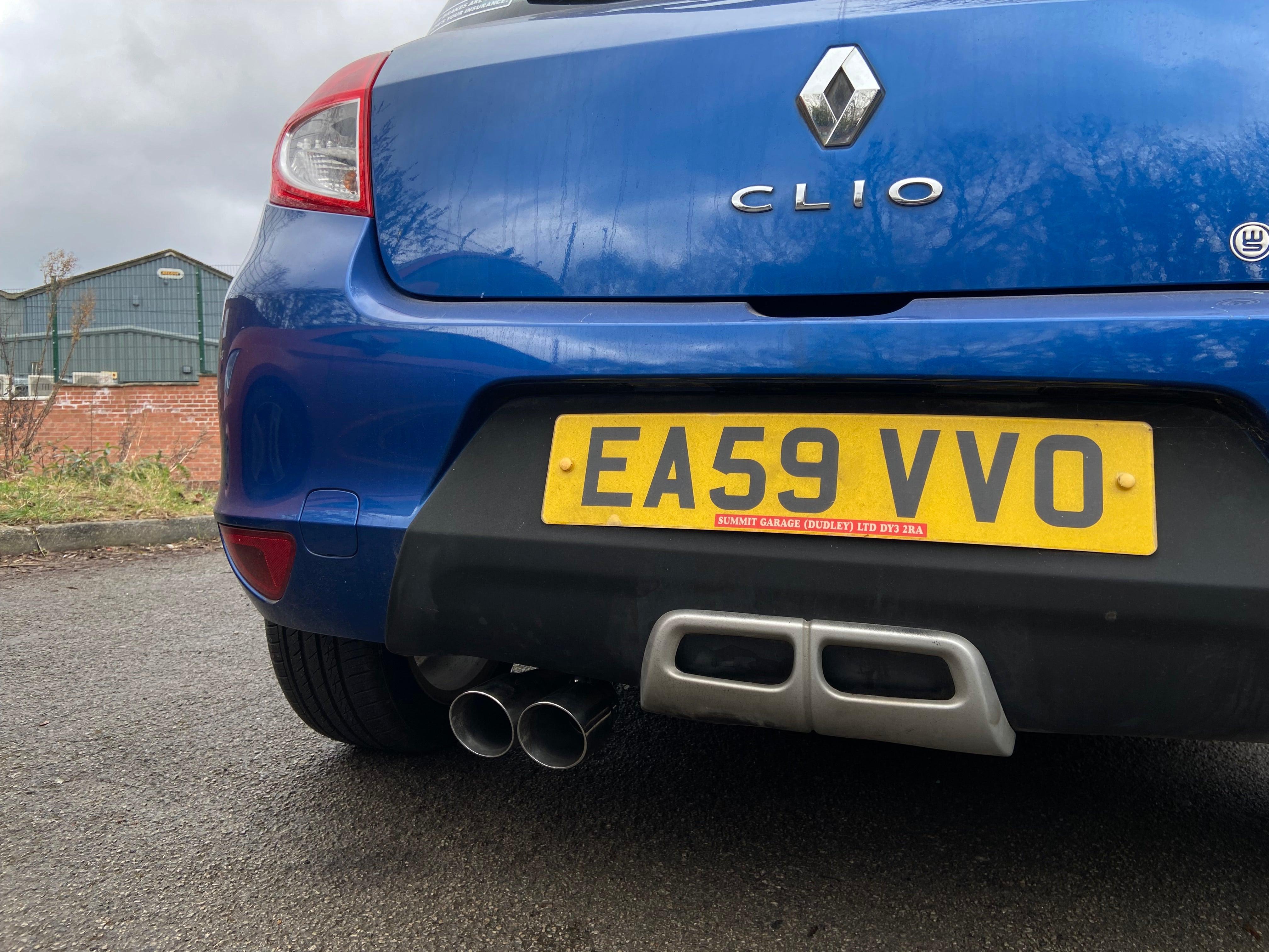 Performance sport exhaust for RENAULT CLIO mk3 RS, RENAULT CLIO