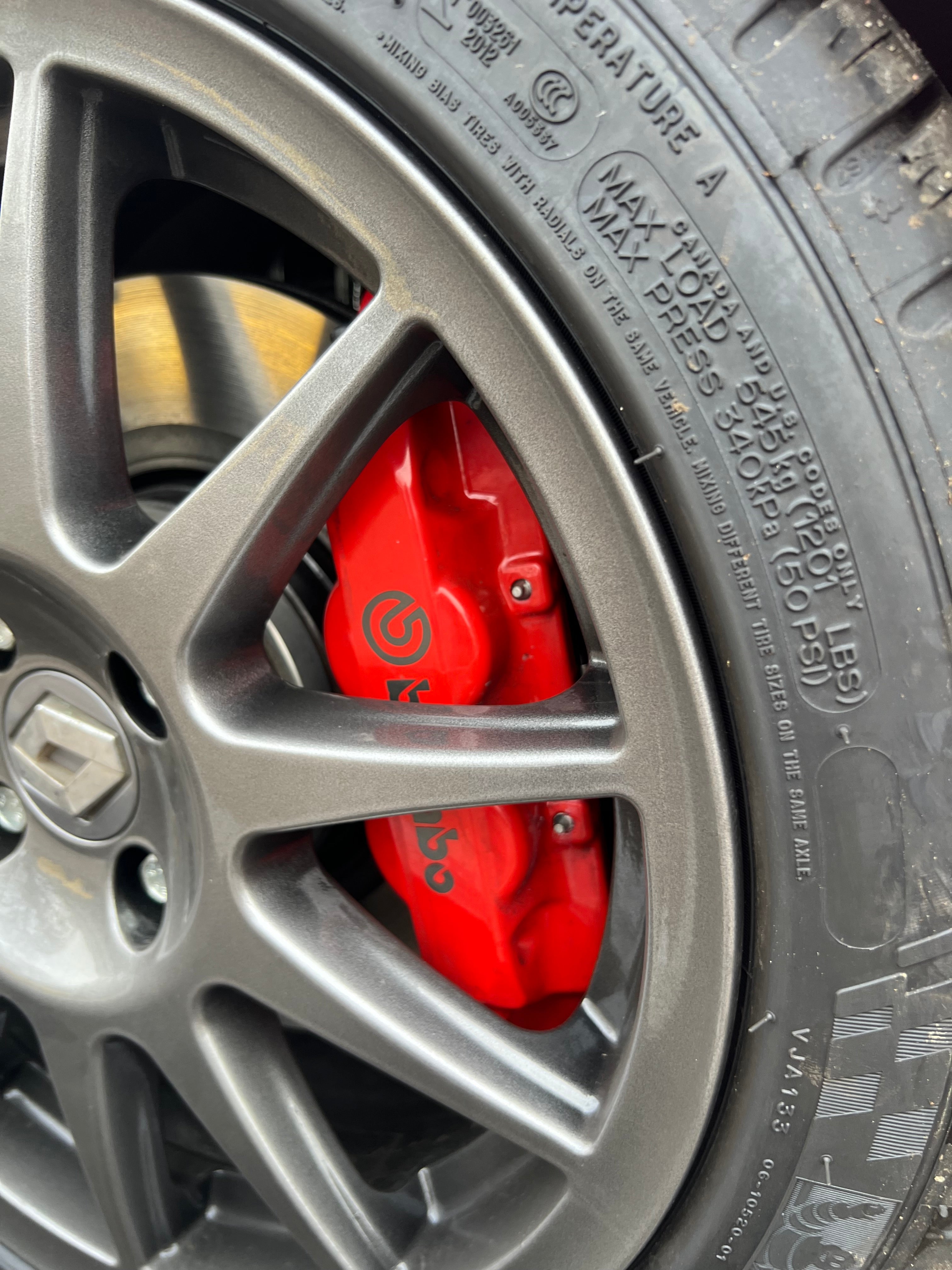KTR Clio 2RS Brembo Caliper Conversion Kit