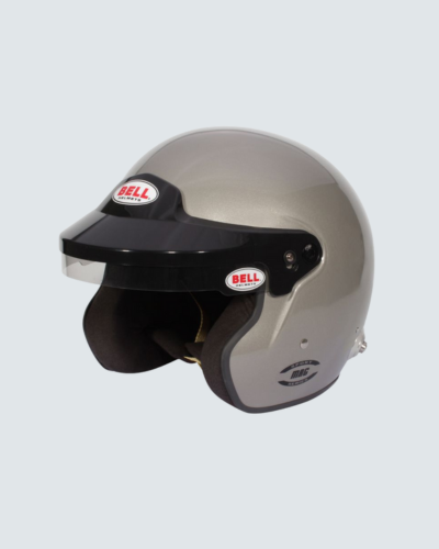 Bell MAG Titanium FIA Jet Helmet With HANS Clips