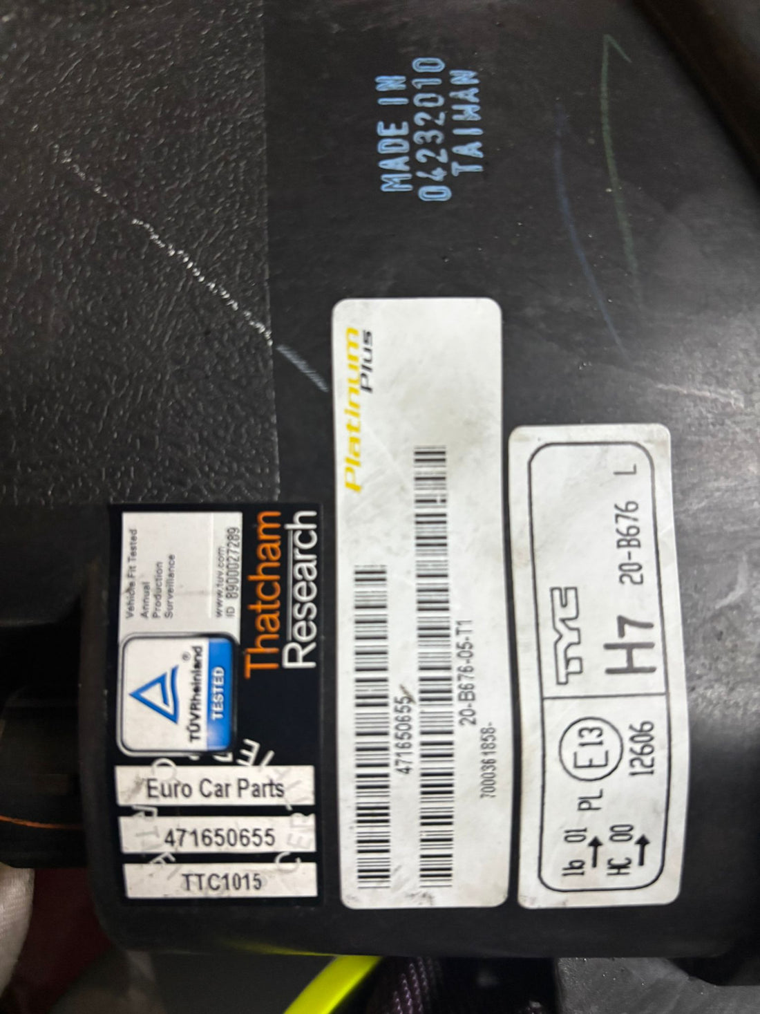 Fiat 500 Head Lamp Passenger Near Side-USED