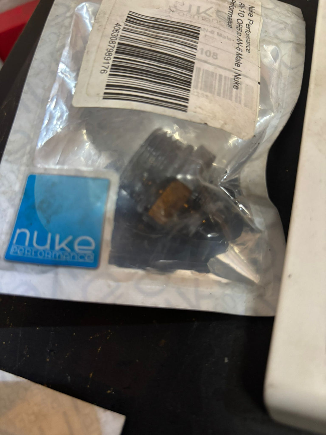 Nuke Performance Fitting Adapter AN-10 ORB to AN-6 Male-CLEARANCE