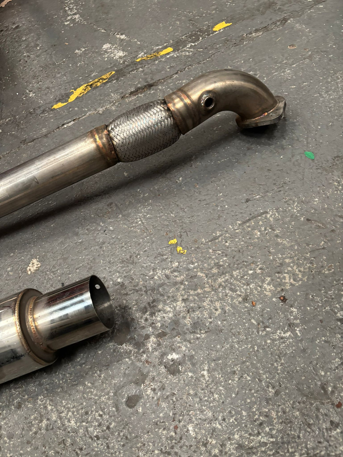Custom Abarth 500 Single Exit 3" Exhaust System-USED