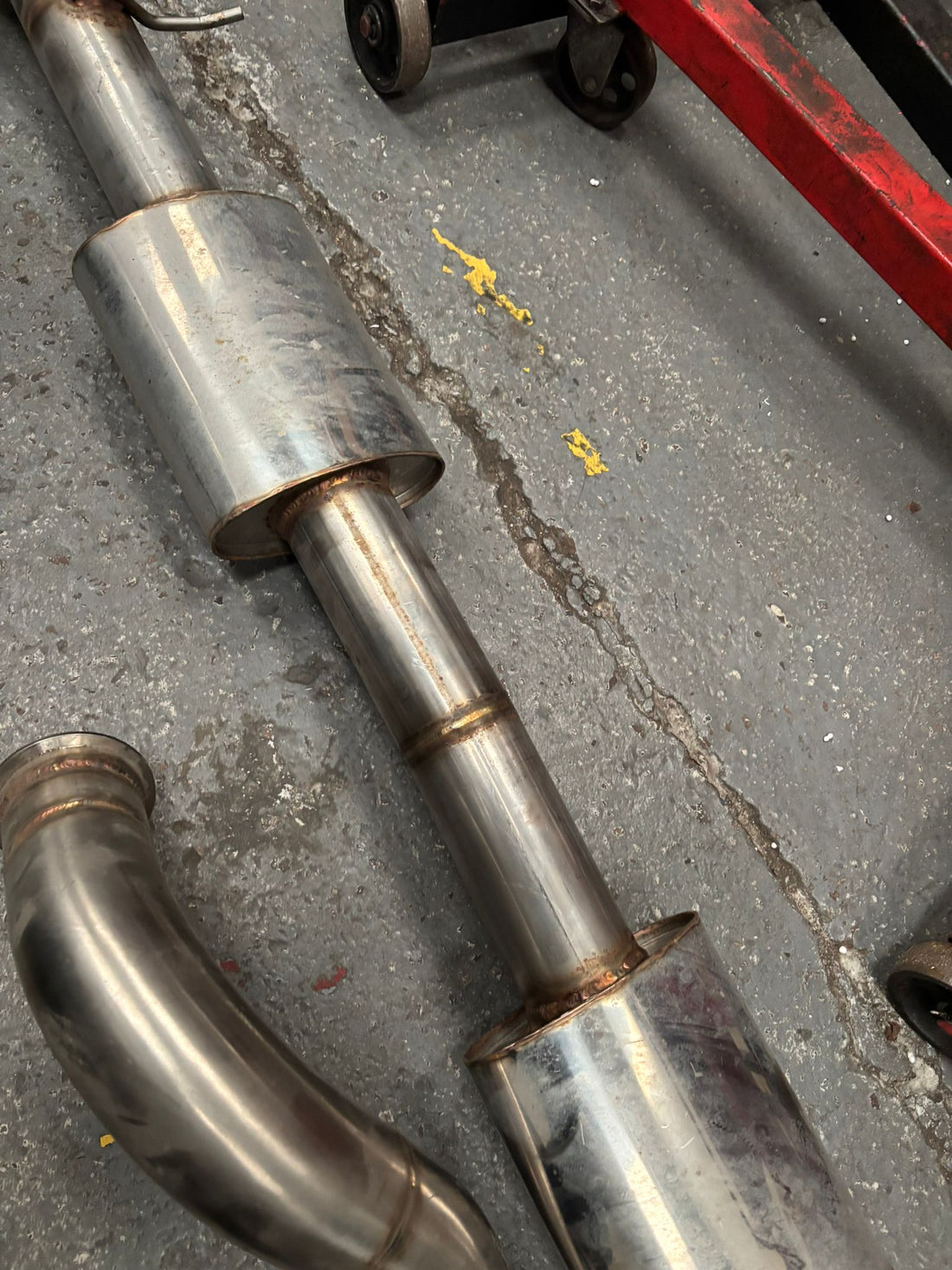 Custom Abarth 500 Single Exit 3" Exhaust System-USED
