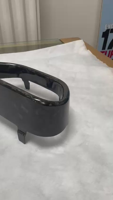 KTR Megane 3RS Forged Carbon Exhaust Surround - limited edition