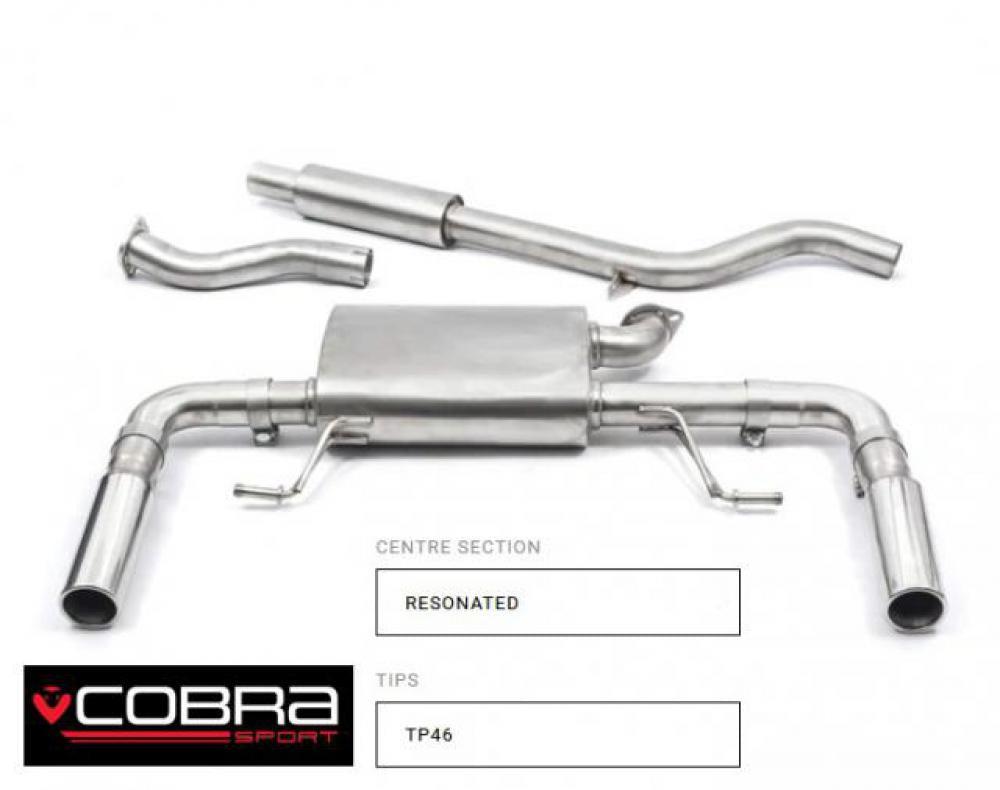 Cobra Sport Clio 3RS 197 Cat Back Exhaust Systems - K-Tec Racing