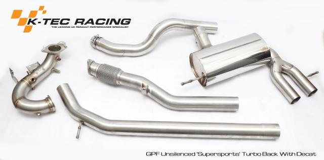 Renault Megane II RS  RCP Turbo-Back Valved Exhaust 