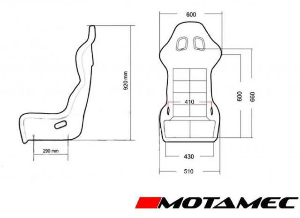 Motamec Racing Evo 2 FIA Bucket Seat - K-Tec Racing