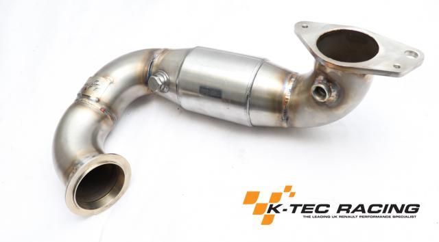 KTR Megane 4RS Non GPF 3 Inch Sports Catalyst Downpipe - K-Tec Racing