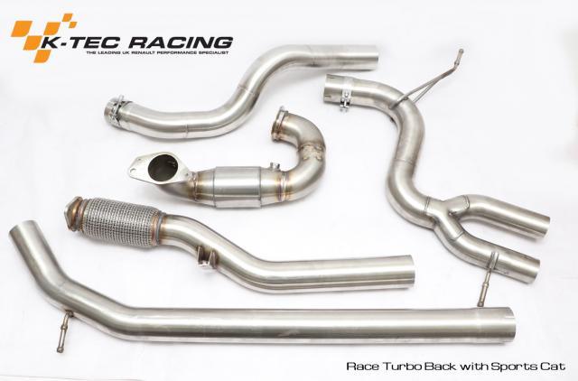KTR Megane 4RS 280 and 300 Non GPF Turbo Back Exhausts - K-Tec Racing