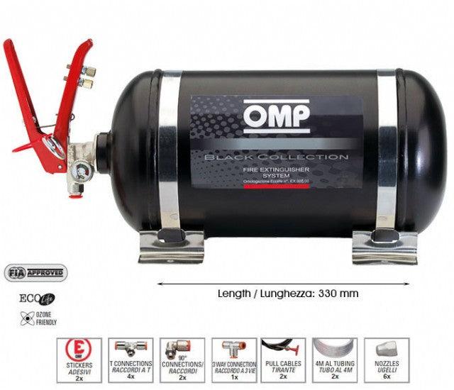 OMP 4.25L Fire Extinguisher Kit Manual - K-Tec Racing