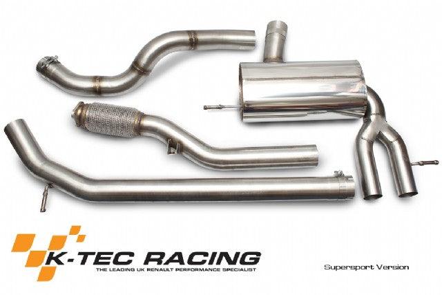 KTR Megane 4RS 280 and 300 Non GPF Catback Exhaust System - K-Tec Racing