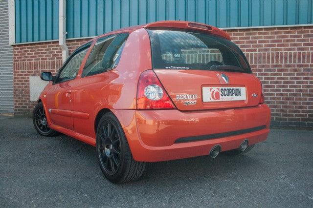 Scorpion Clio 2RS 182 Catback Systems - K-Tec Racing